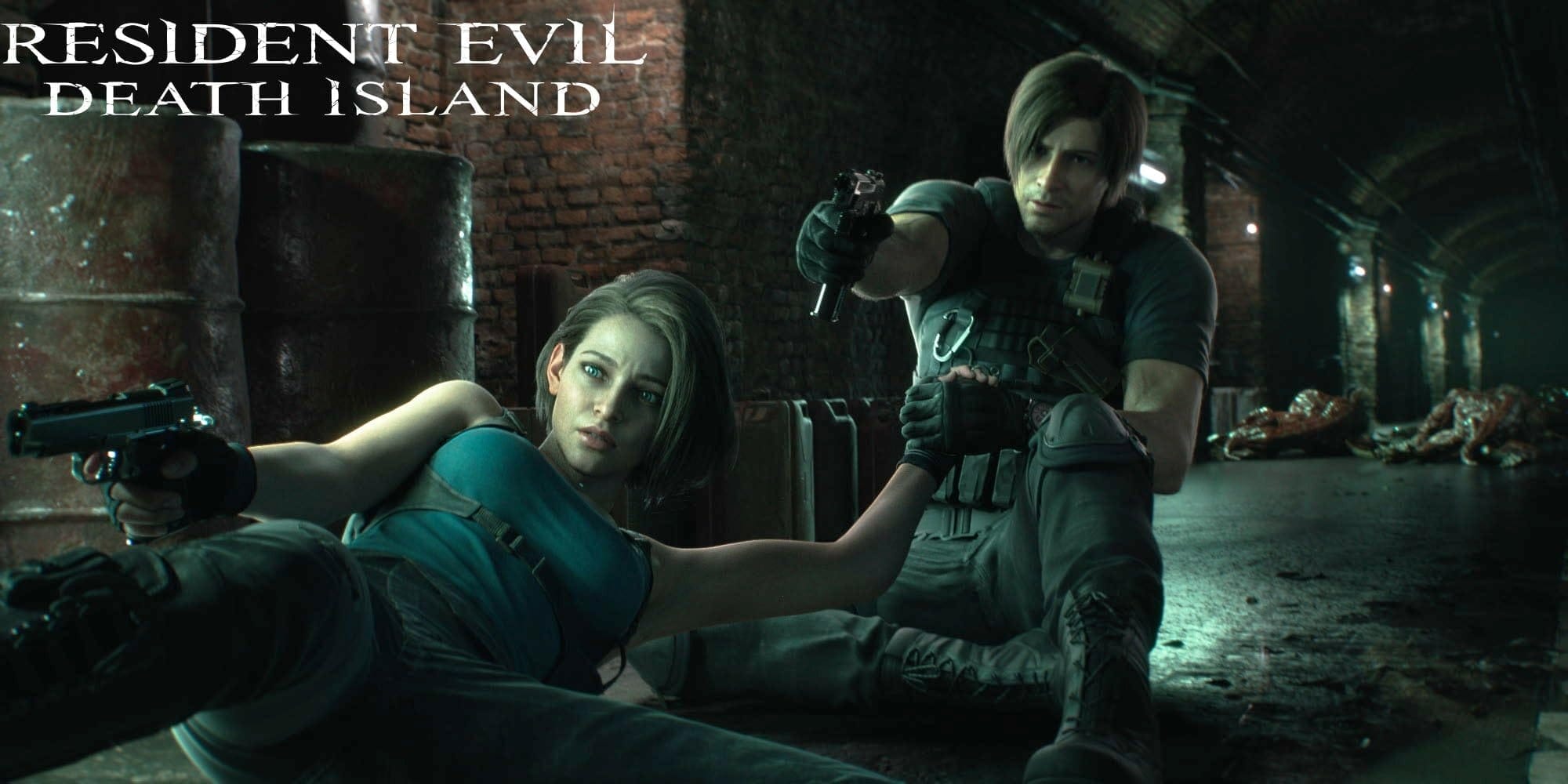 Bildschirmfoto aus dem Film Resident Evil: Death Island von Sony Pictures.