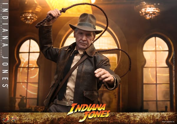 Mit Lederpeitsche und Fedora-Hut: Hot Toys kündigt Figur im Maßstab 1:6 zu „Indiana Jones und das Rad des Schicksals“ an