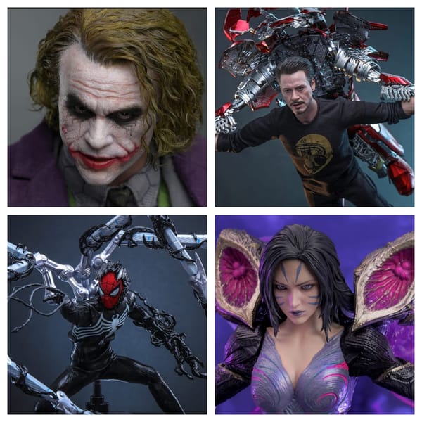 Ein neuer Joker aus „The Dark Knight“ in einer Artisan Edition, ein neuer Venom-Spidey, ein neuer Tony Stark und die erste Figur zu „League Of Legends“ – Hot Toys haut raus!